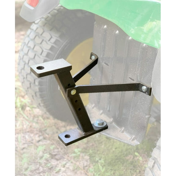 Trailer Hitch for Lawn Mower, Garden Tractor Trailer Hitch, Solid Iron Construction, Compatible with John Deere Ariens Cub Cadet Poulan Pro Husky Husqvarna Craftsman Riding Mower