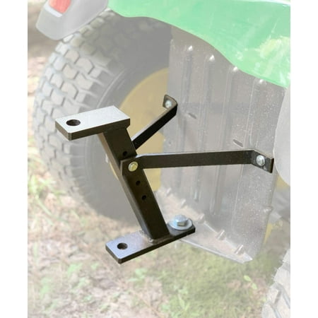 Trailer Hitch for Lawn Mower, Garden Tractor Trailer Hitch, Solid Iron Construction, Compatible with John Deere Ariens Cub Cadet Poulan Pro Husky Husqvarna Craftsman Riding Mower