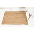 thumbnail image 4 of Rectangle Rug Natural Jute Rug Hand Braided Beige Color Area Rug, 4 of 5