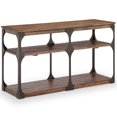 thumbnail image 1 of Magnussen Console Montgomery en Bourbon et Fer Vieilli, 1 of 2