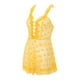 thumbnail image 5 of Gibobby Lencería para sexo Vestido de encaje con tirantes recortados para mujer, Sexy, y amoroso (sin Tanga), elegante, ajustado y sólido(Amarillo, M), 5 of 5