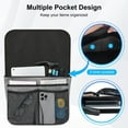 thumbnail image 4 of SupreGear Gray Waterproof Storage Organizer Bag for Rollator Walkers, Knee Scooters & Mobility Aids, 4 of 8