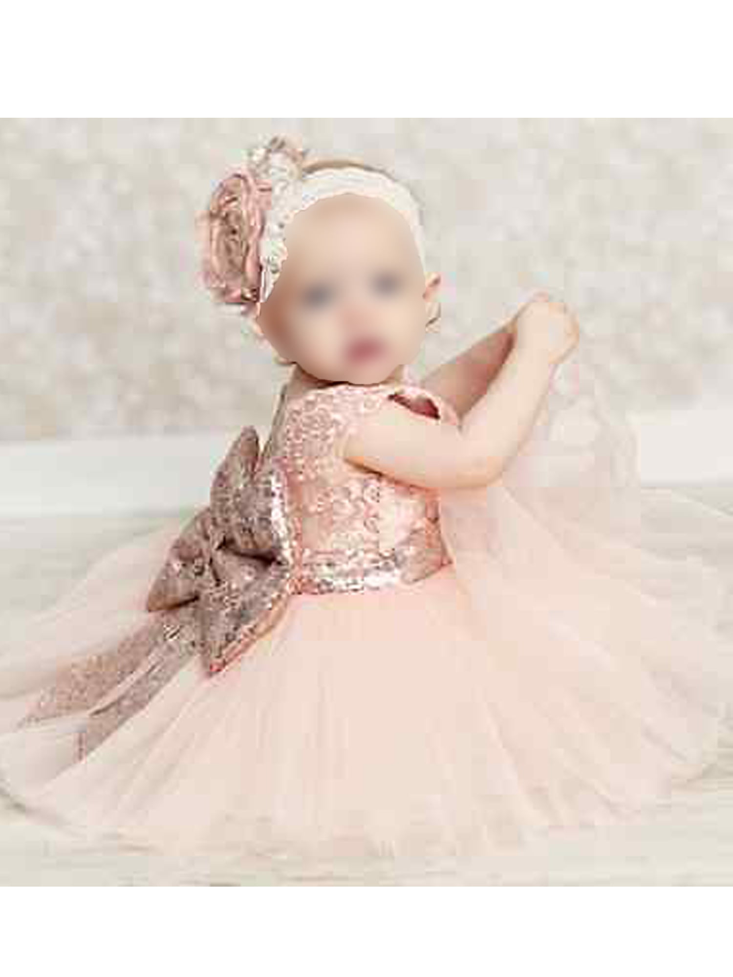 Newborn Baby Kids Girl Dress Party Lace Tutu Princess Dress Clothes Outfits Sets