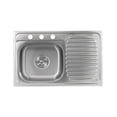 thumbnail image 3 of Fregadero Acero Inoxidable AVERA Empotre PAF02S, 3 of 11