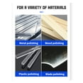 thumbnail image 6 of Abrasive Belt Machine Industrial Grade Small Belt Sanding Machine 762x25mm polisher Sharpener Polishing Grinding Machine ,Low Vibration, 6 of 7