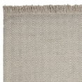 thumbnail image 5 of 5'x8' Oatmeal Beige Hand Woven Houndstooth Indoor Area Rug, 5 of 6
