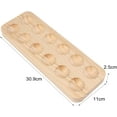 thumbnail image 6 of Wood Egg Holder Egg Organizer Rack Wooden Multipurpose Egg Container Egg Storage Tray for Cabinet Fridge Restaurant Tabletop, 12 grid, 6 of 14