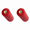 thumbnail image 1 of 2X PU Leather Foam Foot Pad Sponge Roller Support Workout Exercise Equipment for Home Gym Weight Bench Workout Machine, 1 of 6