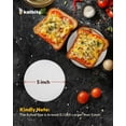thumbnail image 3 of Katbite 5 Inch 200Pcs Parchment Paper Rounds Heavy Duty 45gsm (8 Sizes 4”-12") - Patty Paper for Sliders, Cookies - Non-Stick Baking Liners - White, 3 of 7