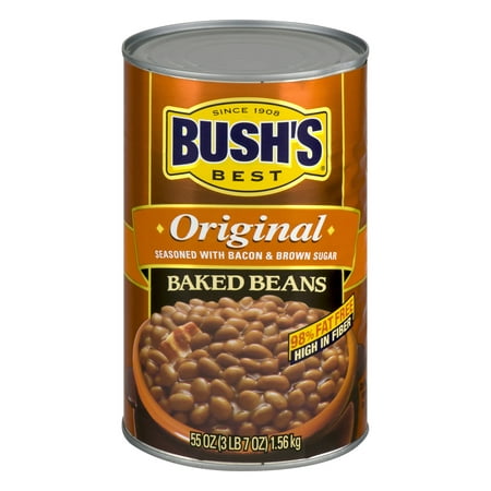 (4 pack) (4 Pack) BUSH'S Original Baked Beans, 55 oz