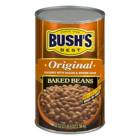 BUSH'S BEST Baked Beans Original, 55.0 OZ