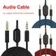 thumbnail image 2 of Cable de Audio de Repuesto de 2 M para Auriculares GPRO X, G233, G433. Incluye Control de Volumen y Función de Silencio, Color Rojo., 2 of 5