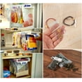 thumbnail image 5 of Jinsinto 100 Zip Lock Bags Pouches with Snap Closure，Quick Seal Bags, 5 of 5