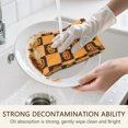 thumbnail image 7 of 6 Pcs Funny Kitchen Towels,Checkered Pumpkin Halloween Pattern Microfiber Dish Towels,Kitchen Tea Towels,Kitchen Towel Set (18" X 26"), 7 of 7