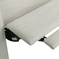 thumbnail image 2 of Noble House Cossitt Fabric Tufted Pushback Recliner, Beige and Dark Brown, 2 of 9