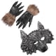 thumbnail image 4 of 1 Set de Halloween Werewolf Mask Guantes de hombres lobo Hallowol Guantes de lobo Halloween Guantes de lobo, 4 of 5