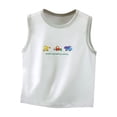 thumbnail image 2 of ITSAME Toddler Boys Tank Tops, Fashion Print Sleeveless Round Neck Summer Comfortable Casual Top Blue 6-7T, 2 of 5