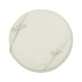 thumbnail image 1 of Round Polyester Fiber Seat Cushion (38cm Diameter), Tie-On Straps, Soft Comfortable, For Outdoor Bistros/Garden Chairs/Kitchen, Washable, 1 of 1