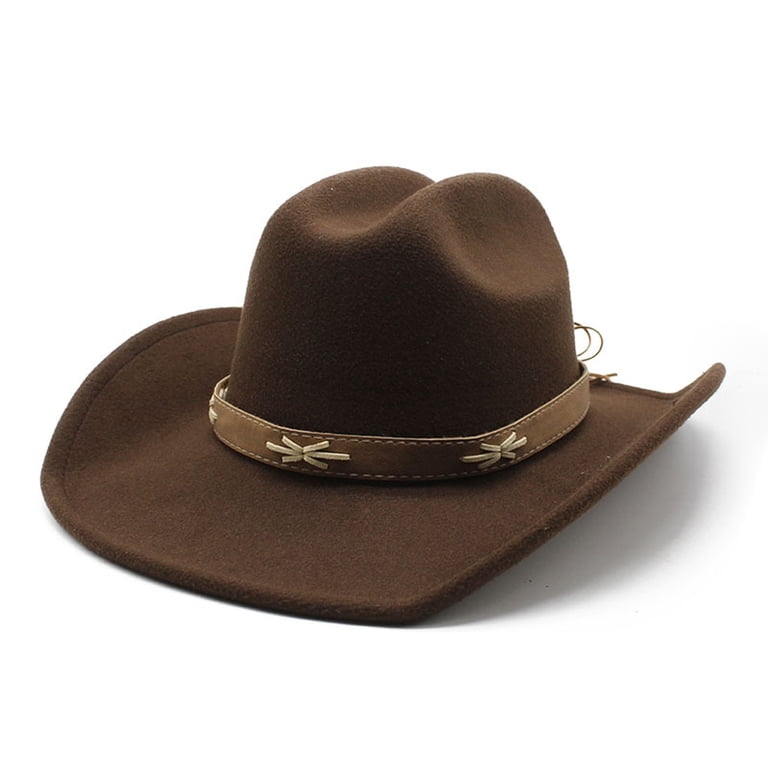 Western Cowboy Sun Hat with Shapeable Wide Brim and Belt Buckle Western Straw Cowboy Hats Straw Cowgirl Hat Wide with  main image 4