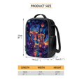 thumbnail image 4 of ZUXONGSY Painted Highland Cattle Galactic Planet Print Backpack Set for Boy Girls, Lightweight 4 In 1 School Bag with Lunch Box Pencil Case and Water Bottle Holder for Kids Elementary Bookbag, 4 of 6