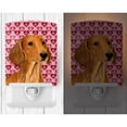 thumbnail image 2 of Caroline's Treasures SS4487CNL Dachshund Hearts Love and Valentine's Day Portrait Ceramic Night Light, 6x4x3",, 2 of 2
