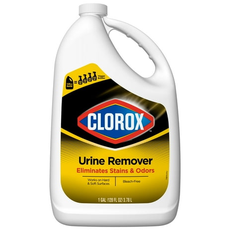 Clorox Urine Remover for Stains and Odors, Refill Bottle, 128 Ounces