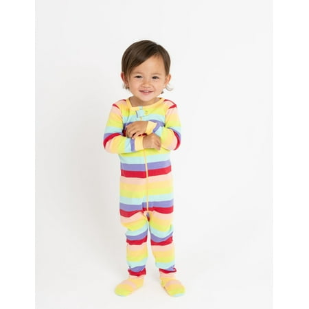 

Baby Footed Rainbow Pajamas