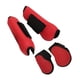 thumbnail image 4 of Juego de 4 botas para tendón de caballo, suaves, antideslizantes, con amortiguación, carcasa de PU, botas protectoras para tendón para caballos, juego de rojo XL, 4 of 5