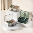 thumbnail image 3 of Pill Cutter Splitter 1/3, 1/4 with Centering Device for Small and Large Oblong Oval Tablets with Pill Storage, for Quarter, Third and Half, 3 of 13