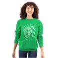 thumbnail image 3 of Hungry Humble Hustle Inspirational Sweatshirt for Men or Women Brisco Brands X, 3 of 6