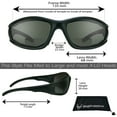 thumbnail image 2 of Bikershades BIFOCAL Motorcycle Safety Glass Z87 Gray Sport Wrap Men Women 2 Pairs, 2 of 5