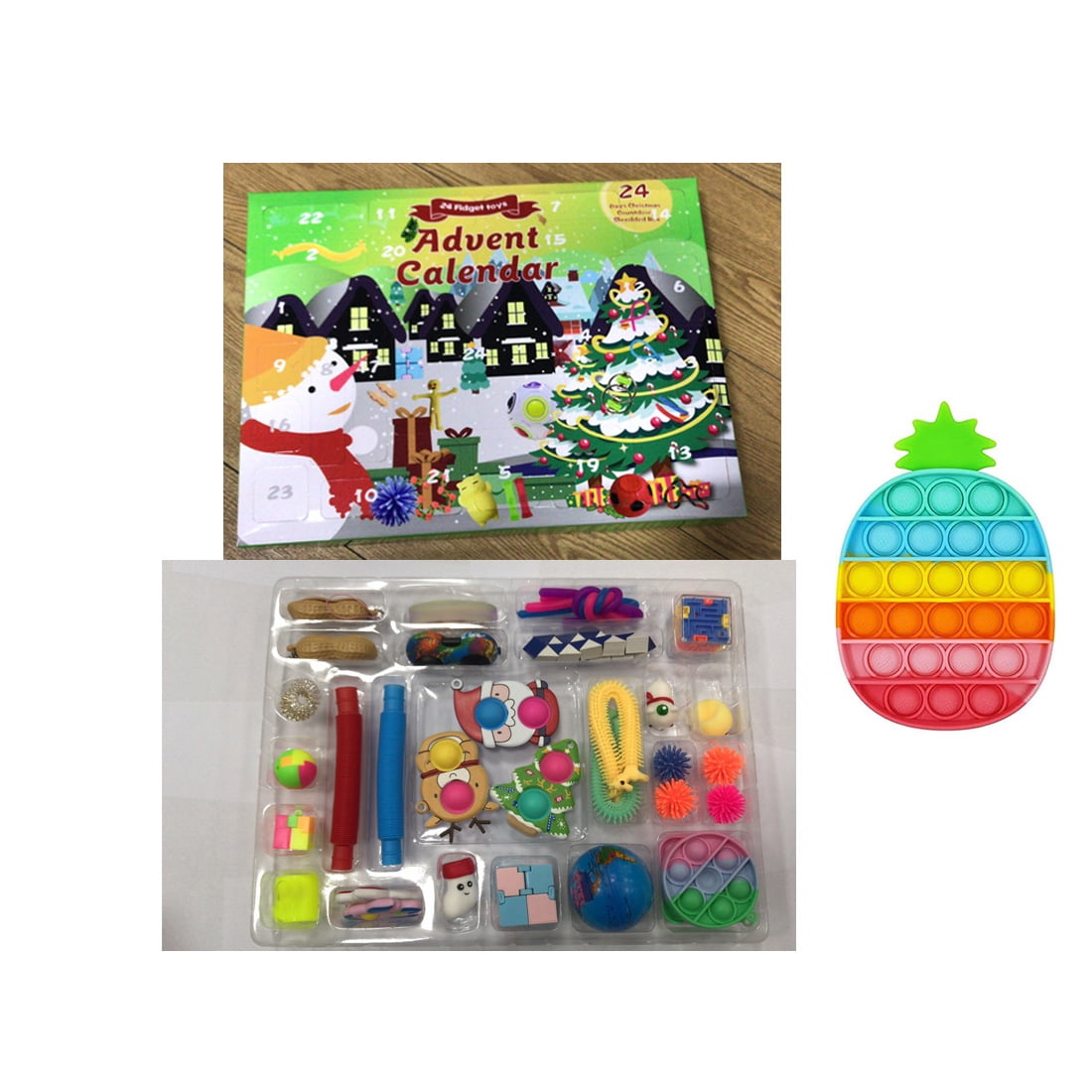 Pop-py Playtime Advent Calendar for Kids Xmas Gift Toy Set 24 Day Count  Down To Christmas Gift Set Xmas Gift for Kids Friends - AliExpress