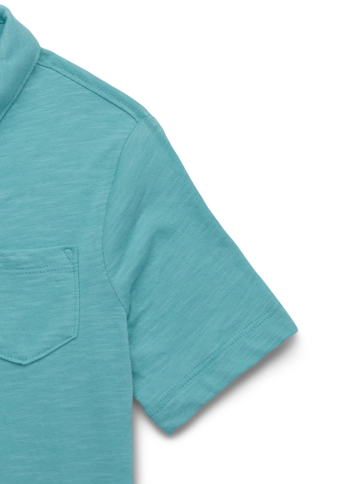 Wonder Nation Boys Short Sleeve Fashion Polo Shirt, Sizes 4-18 & Husky