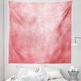 thumbnail image 1 of Coral Tapestry, Pale Spring Watercolor Design Girlish Tie Dye Effect Print Abstract Image, Fabric Wall Hanging Decor for Bedroom Living Room Dorm, 5 Sizes, Coral Peach Salmon, by Ambesonne, 1 of 1