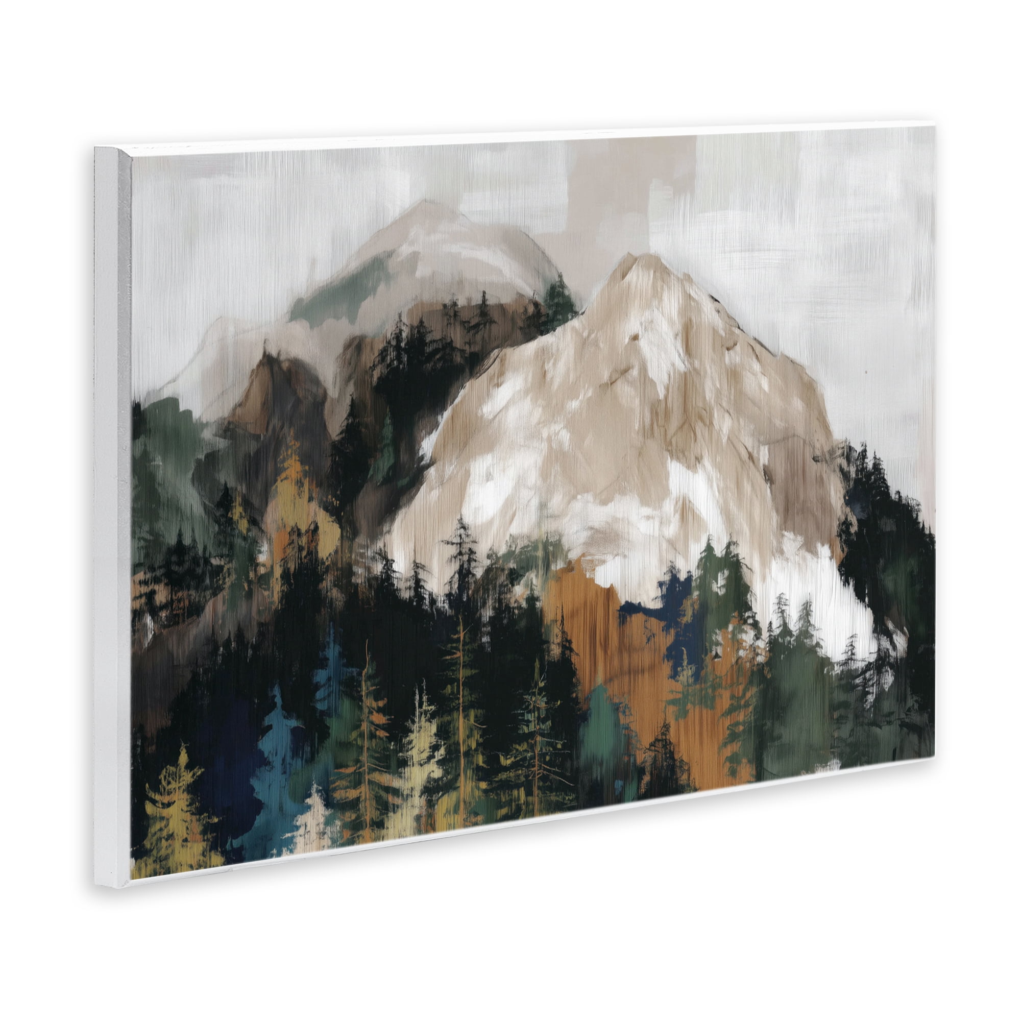 Stupell Industries Rugged Mountain Peaks Wall Plaque Art, design by Chromatic Storm Studio