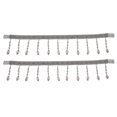 thumbnail image 1 of Alzapaños de cuerda para cortina con cuentas de cristal, cuerdas para correa de cinturón para decoración de ventanas de habitación, paquete de 2 Macarena Amarrado, 1 of 8
