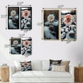 thumbnail image 4 of Designart "White Daisy in Winter Bloom" Daisy Wall Art Set Of 2 - White Floral Canvas Set For Living Room Decor, 4 of 7