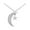 925 Sterling Silver, variant on Fine Jewelry Sterling Silver Round Diamond Star moon Pendant Necklace (1/5 cttw, I-J Color, I2-I3 Clarity), 18"