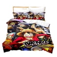 thumbnail image 6 of One Piece Cartoon Anime 2 Piece/3 Piece Bedding Sets Comforters Sets & Pillowcases Set for Boys Girls Mens Womens Breathable Durable Microfiber Super Soft Ultra-Soft Fashion Funny, 6 of 10