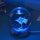 thumbnail image 1 of Bola de cristal tallada en 3D, luz nocturna, adorno de iluminación con enchufe USB (Manta Ray) Sywqhk Para estrenar, 1 of 5