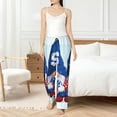 thumbnail image 4 of Fotbe Cute Gnomes in USA Pantalones de Pijama para Mujer, Pantalones de Dormir, Pantalones Pj con Cordón y Bolsillos-Large, 4 of 6