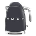 thumbnail image 1 of SMEG Bouilloire Électrique Rétro Style Années 50 7 Tasses Gris Ardoise KLF03GRUS, 1 of 4