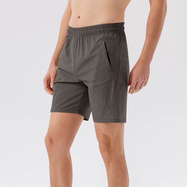 pstuiky Pantalones cortos deportivos para exteriores de verano para hombre, de malla fina, holgados, para baloncesto, correr, fitness, entrenamiento, cortos, para hombre