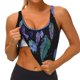 thumbnail image 3 of Balery Dreamcatcher With Colorful Feathers Sujetadores deportivos con espalda cruzada para mujer, acolchados, sin costuras, de alto impacto, ideales para yoga, gimnasio, entrenamiento y fitness.-, 3 of 8
