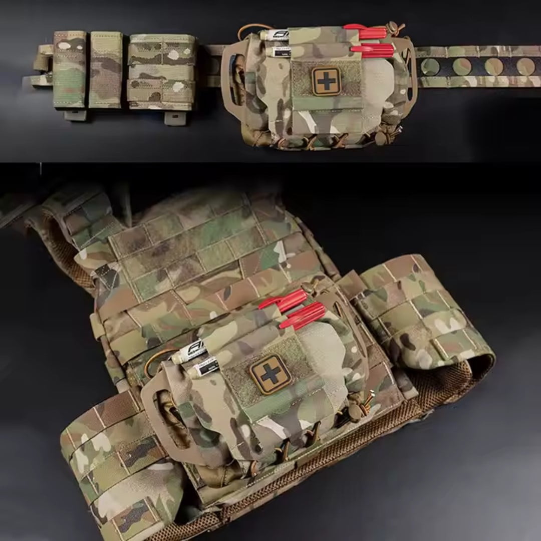 Rapid Deploy IFAK Pouch and TMT Tourniquet Kit Made in USA