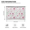 thumbnail image 4 of Rocae Lilies Flowers for Cosmetic Bags for Women Paper Reusable Cosmetic Bag Travel Toiletry Organizer Capacity Multipurpose Zipper Pouch, 4 of 8