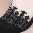 thumbnail image 3 of NUOLUX Calcetines De Encaje Transparentes Negros Con Y Tacto Para Mujer, 3 of 6