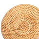 thumbnail image 4 of Posavasos y salvamanteles de madera natural resistentes al calor, juego de 4, redondos de 7,08" para platos calientes y uso en la cocina, 4 of 8