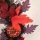 thumbnail image 3 of Halloween Hoja De Arce Artificial Guirnalda De Calabaza Puerta Colgando Decoración De Halloween seitruly HA042640-02, 3 of 6