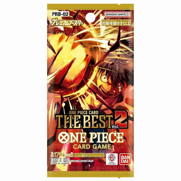 BANDAI ONE Piece Card Game The Best Vol.2 (PRB-02) Booster
